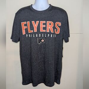 NWT NHL Philadelphia Flyers Ice Hockey Tee in Gray